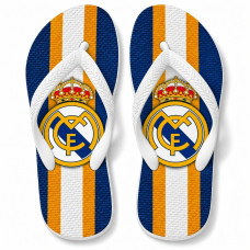 Chinelo Masculino Real Madrid Azul e Amarelo Chinelo Masculino Real Madrid Azul e Amarelo