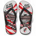 Chinelo Masculino River Plate Estádio El Más Grande Branco e Vermelho