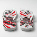 Chinelo Masculino River Plate Estádio El Más Grande Branco e Vermelho