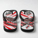 Chinelo Masculino River Plate Estádio El Más Grande Branco e Vermelho