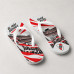 Chinelo Masculino River Plate Estádio El Más Grande Branco e Vermelho