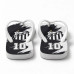 Chinelo Masculino Santos F.C. Camisa 10 Preto e Branco