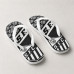 Chinelo Masculino Santos F.C. Escudos Preto e Branco