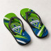 Chinelo Masculino Seattle Sounders FC Dynamic Verde e Azul