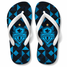 Chinelo Masculino Seattle Sounders FC Geo Azul e Preto