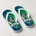 Chinelo Masculino Seattle Sounders FC Skyline Verde e Azul