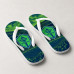 Chinelo Masculino Seattle Sounders FC Stadium Verde e Azul