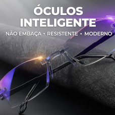 Óculos Inteligente Com Zoom e Grau Automático - Anti Luz Azul - Perto/longe
