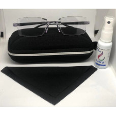 Óculos para Perto e Longe + Estojo e Limpa Lentes | Kit Completo