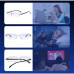 Óculos para Perto e Longe + Estojo e Limpa Lentes | Kit Completo