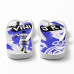 Chinelo Masculino Vini Jr Camisa 20 Pincelada Azul e Branco