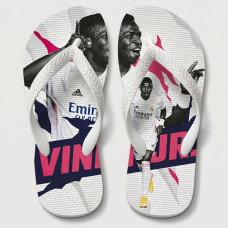 Chinelo Masculino Vini Jr Street Pink Branco e Rosa