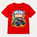 Camiseta Infantil Menino Vlad & Niki Monster Truck Race
