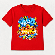 Camiseta Infantil Menino Vlad & Niki Graffiti Skate