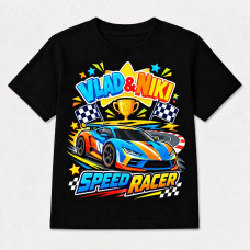 Camiseta Infantil Menino Vlad & Niki Speed Racer