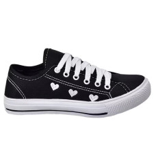 Tênis casual Feminino Coração Leve e Confortável Dia dia